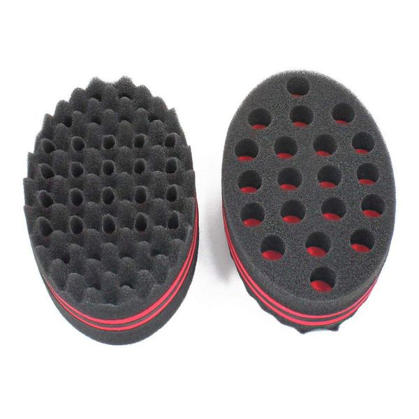 double sided barber sponge brush hair brushes reusable portable braid twists style hair coil curl wave sponge brush braider, Brown
double sided barber sponge brush hair brushes reusable portable braid twists style hair coil curl wave sponge brush braider, Brown