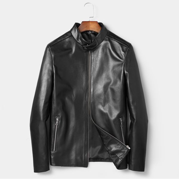 mens leather jacket classical style real genuine leather coat casual male luxury black genuine sheep coat
mens leather jacket classical style real genuine leather coat casual male luxury black genuine sheep coat