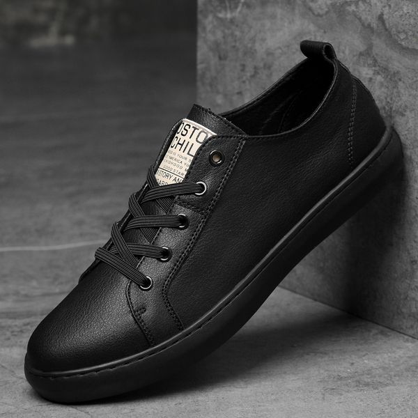 men oxford shoes fashion men flats genuine leather casual shoes lace up breathable designer sneakers for, Black
men oxford shoes fashion men flats genuine leather casual shoes lace up breathable designer sneakers for, Black