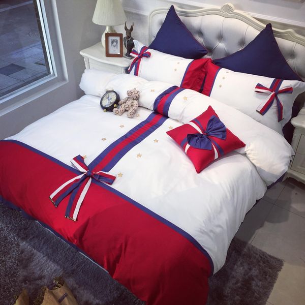 60s cotton bedding suit embroidery star quilt cover detachable bowknot british style bed cover 4pcs
60s cotton bedding suit embroidery star quilt cover detachable bowknot british style bed cover 4pcs