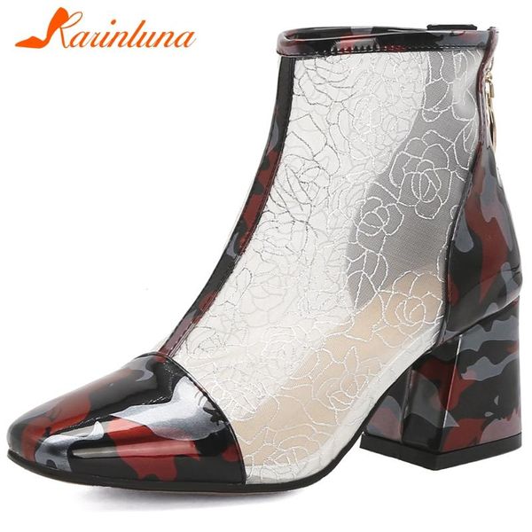 karin fashion new mesh square heels summer boots woman shoes zip up mixed colors spring/autumn shoes women boots female, Black
karin fashion new mesh square heels summer boots woman shoes zip up mixed colors spring/autumn shoes women boots female, Black
