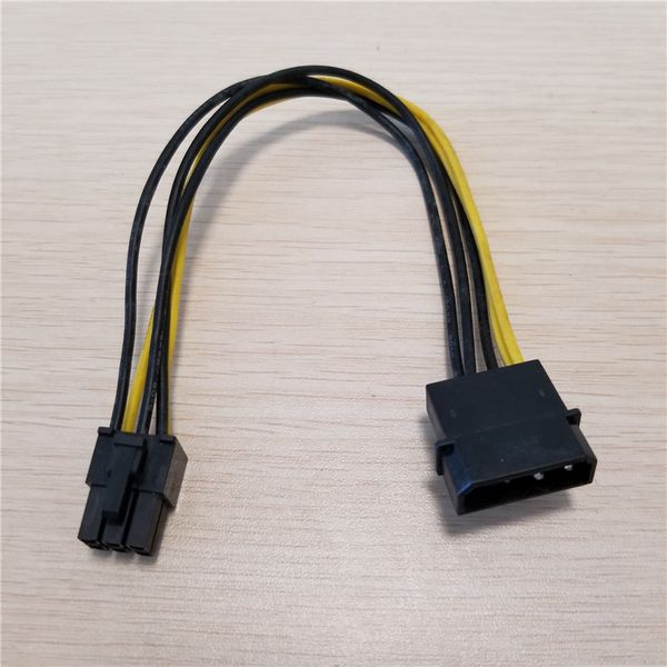 4pin ide molex to graphic video card pci-e pcie 6pin power supply cable 18awg for pc diy 15cm
4pin ide molex to graphic video card pci-e pcie 6pin power supply cable 18awg for pc diy 15cm