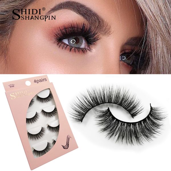 shidishangpin 4 pairs mink eyelashes false lashes extension mink 3d fake eyelash make up 1 box cilios natural long
shidishangpin 4 pairs mink eyelashes false lashes extension mink 3d fake eyelash make up 1 box cilios natural long