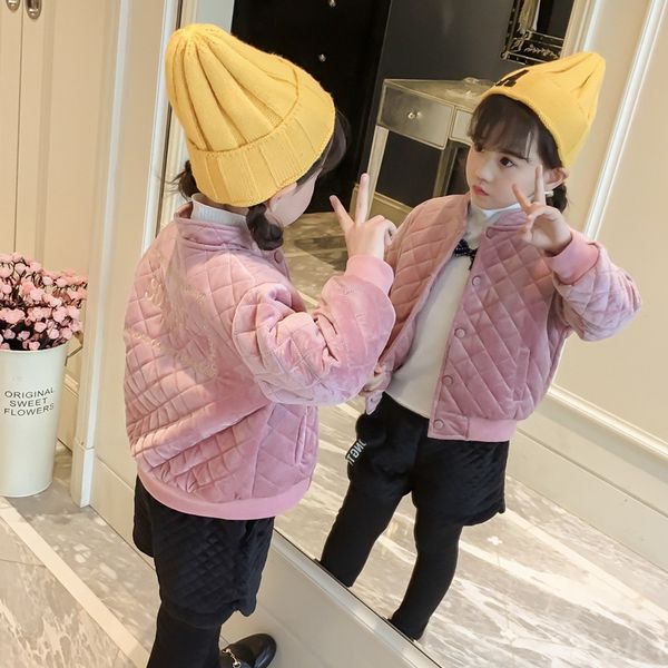 new girls pink jacket kids designer clothes girl fashion long sleeve warm outwear children winter casual coat clothing, Blue;gray
new girls pink jacket kids designer clothes girl fashion long sleeve warm outwear children winter casual coat clothing, Blue;gray