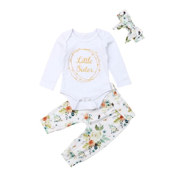 baby's sets newborn baby clothing girls floral printed clothes jumpsuit romper bodysuit long pants casual outfit set 3pcs, Pink;blue
baby's sets newborn baby clothing girls floral printed clothes jumpsuit romper bodysuit long pants casual outfit set 3pcs, Pink;blue