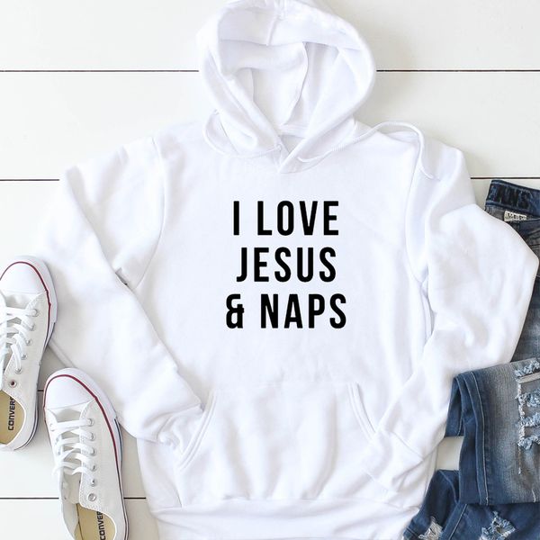 i love jesus & naps graphic pullover casual christian slogan bible verse vintage hoodies tumblr stylish quote sweatshirt, Black
i love jesus & naps graphic pullover casual christian slogan bible verse vintage hoodies tumblr stylish quote sweatshirt, Black