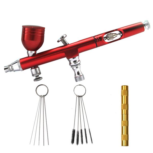7cc 0.2mm/0.3 nozzles airbrush with 11pcs set cleaning spray gun accessories cake decorating brushes for manicure air brush
7cc 0.2mm/0.3 nozzles airbrush with 11pcs set cleaning spray gun accessories cake decorating brushes for manicure air brush