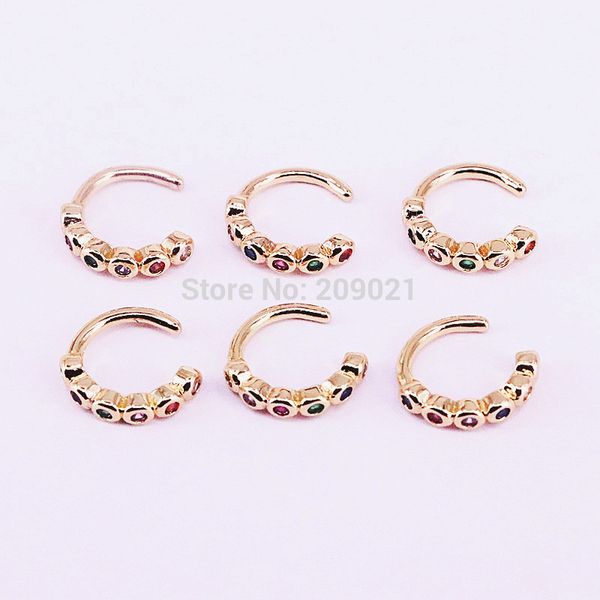 10pairs 13mm, fashion jewelry gold filled rainbow cz round circle women's earrings, Golden;silver
10pairs 13mm, fashion jewelry gold filled rainbow cz round circle women's earrings, Golden;silver