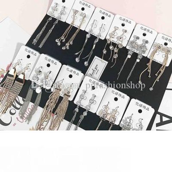 2018 simple zircon tassel earrings earrings female temperament wild geometry ear jewelry accessories eardrop ing, Silver
2018 simple zircon tassel earrings earrings female temperament wild geometry ear jewelry accessories eardrop ing, Silver