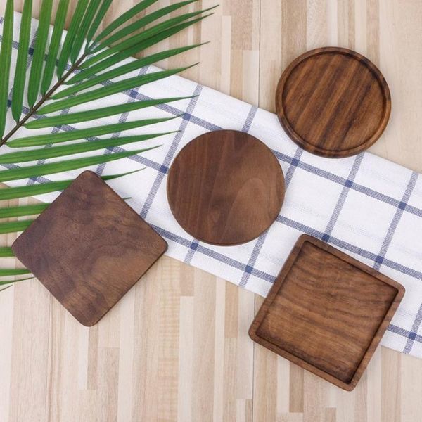 durable walnut wood placemat decor square round heat resistant drink mat home table coffee cup pad
durable walnut wood placemat decor square round heat resistant drink mat home table coffee cup pad