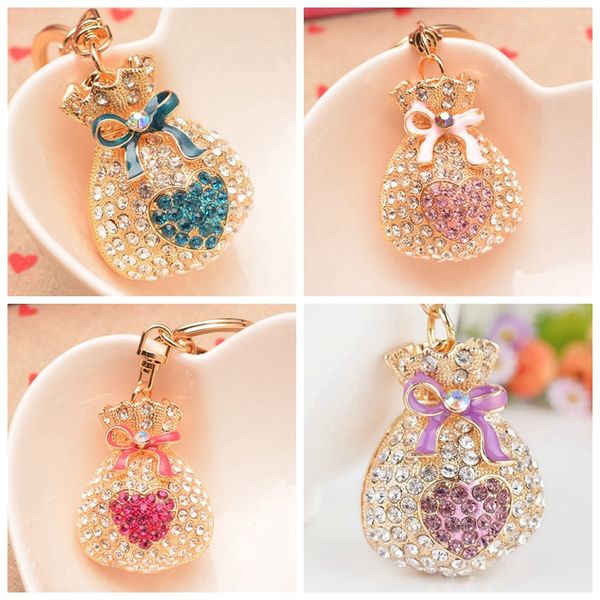 rhinestones diamond fortune bag keychain women bag creative pendant key ring zinc alloy metal car keyring christmas party gifts dbc vt0828
rhinestones diamond fortune bag keychain women bag creative pendant key ring zinc alloy metal car keyring christmas party gifts dbc vt0828