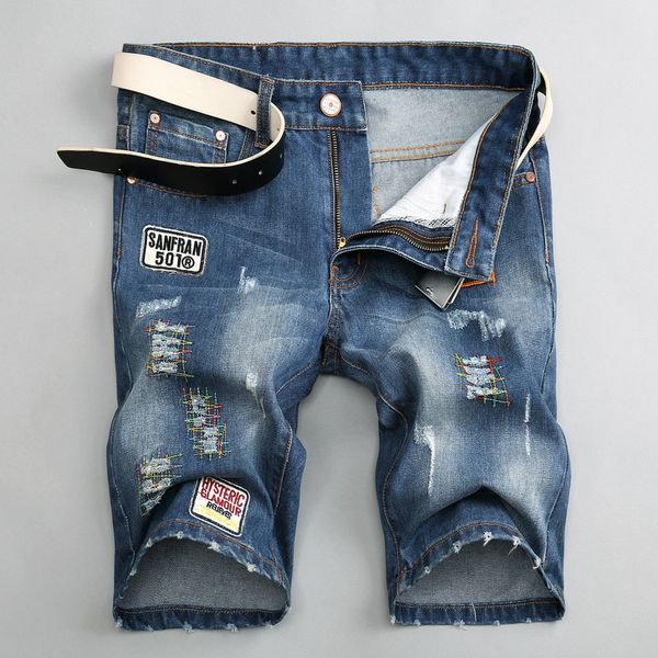 summer trendy men's jeans men's pants with holes straight jeans tube trousers pants for men popular, Blue
summer trendy men's jeans men's pants with holes straight jeans tube trousers pants for men popular, Blue