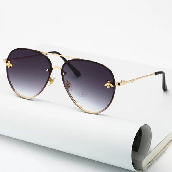 luxury bee designer sunglasses for women and men metal pilot frame flank lenses 9 colors wholesale, White;black
luxury bee designer sunglasses for women and men metal pilot frame flank lenses 9 colors wholesale, White;black