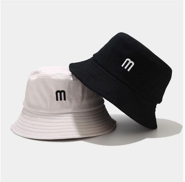 2020 new embroidery letter m bucket hat fashion women men cotton cap girls bob sun male female outdoor panama hat
2020 new embroidery letter m bucket hat fashion women men cotton cap girls bob sun male female outdoor panama hat