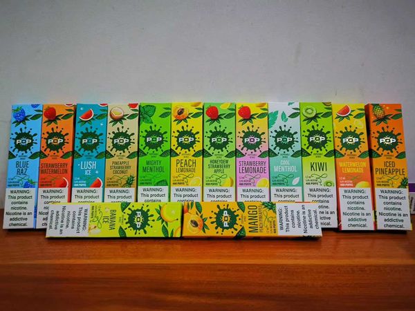 POP Disposable Device Pods Starter Kit with 280mAh Battery 1.2ml Cartridge Vape Pen Pop XTRA Vaporizers Puffs Retail Vapor
POP Disposable Device Pods Starter Kit with 280mAh Battery 1.2ml Cartridge Vape Pen Pop XTRA Vaporizers Puffs Retail Vapor