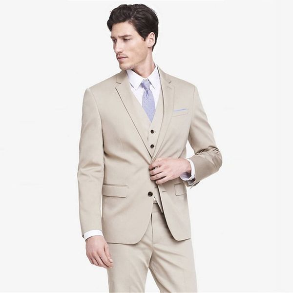 beige slim fit business mens suits wedding tuxedos groom wear 3 pieces (jacket+pants+vest) bridegroom blazer costume homme, Black;gray
beige slim fit business mens suits wedding tuxedos groom wear 3 pieces (jacket+pants+vest) bridegroom blazer costume homme, Black;gray