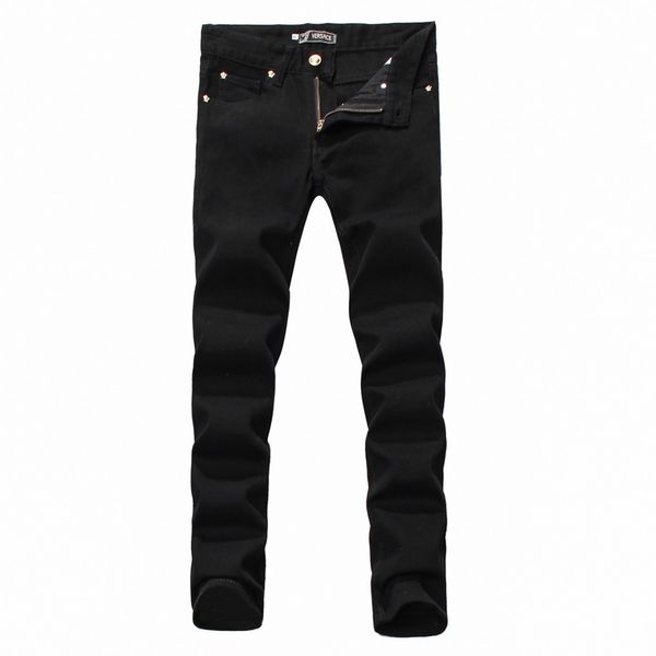 мужчины slim fit denim сплошной цвет хип-хоп streetwear байкер мужские джинсы дизайнер бегуны рваные джинсы джинсы налить hommes, Blue 
мужчины slim fit denim сплошной цвет хип-хоп streetwear байкер мужские джинсы дизайнер бегуны рваные джинсы джинсы налить hommes, Blue
