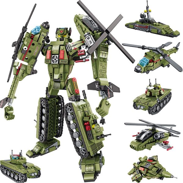 886pcs helicopter tank ship 6 in 1 compatible legoes building blocks small bricks toy for children kids birthday gifts
886pcs helicopter tank ship 6 in 1 compatible legoes building blocks small bricks toy for children kids birthday gifts