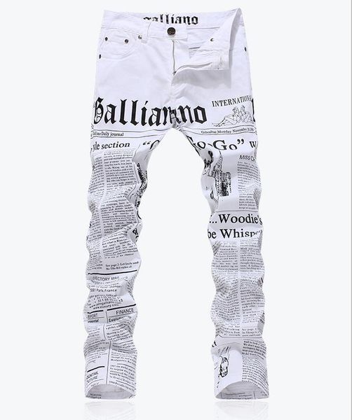 wholesale-men jeans fashion slim fit letters paper print jeans male plus size casual white denim pants long trousers lp74, Blue
wholesale-men jeans fashion slim fit letters paper print jeans male plus size casual white denim pants long trousers lp74, Blue