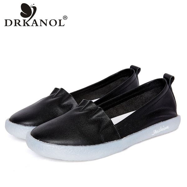 drkanol brand ladies shoes 2020 spring summer shallow casual women loafers slip on flat shoes genuine leather white, Black
drkanol brand ladies shoes 2020 spring summer shallow casual women loafers slip on flat shoes genuine leather white, Black