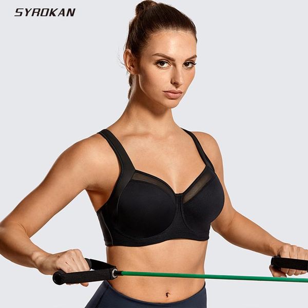 syrokan women's high impact non padded underwire powerback support sports bra, White;black
syrokan women's high impact non padded underwire powerback support sports bra, White;black