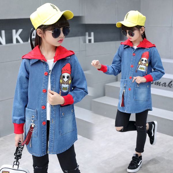 new girls long jeans jacket autumn children's jeans trench coat for girls 5 6 8 10 12y kids windbreaker, Camo
new girls long jeans jacket autumn children's jeans trench coat for girls 5 6 8 10 12y kids windbreaker, Camo