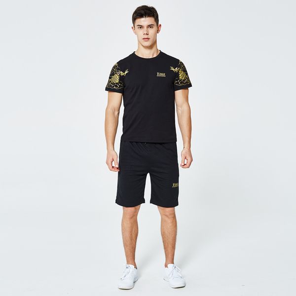 summer shorts set mens tracksuit printed streetwear t-shirts sweatpants men sportswear set young male casual 2 pieces track suit, Gray
summer shorts set mens tracksuit printed streetwear t-shirts sweatpants men sportswear set young male casual 2 pieces track suit, Gray