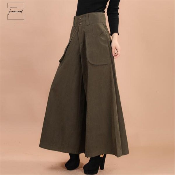 size plus summer pants women wide leg dress casual vintage female solid skirt trousers loose 50s capris culottes pocket zy3365, Black;white
size plus summer pants women wide leg dress casual vintage female solid skirt trousers loose 50s capris culottes pocket zy3365, Black;white