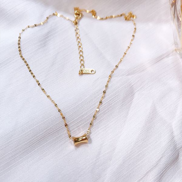 yun ruo slim waist pendant necklace rose gold color fashion titanium steel woman jewelry birthday gift never fade drop shipping, Silver
yun ruo slim waist pendant necklace rose gold color fashion titanium steel woman jewelry birthday gift never fade drop shipping, Silver
