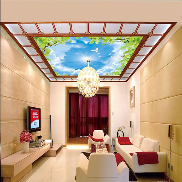 3d custom modern natural blue sky scenery ceiling wallpaper tv sofa background wall blue sky white clouds green leaves white pigeon mural
3d custom modern natural blue sky scenery ceiling wallpaper tv sofa background wall blue sky white clouds green leaves white pigeon mural