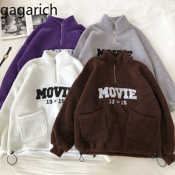 gagarich hooded winter 2019 new korean style loose half zipper mock neck double pocket letter design loose sweatshirt, Black
gagarich hooded winter 2019 new korean style loose half zipper mock neck double pocket letter design loose sweatshirt, Black