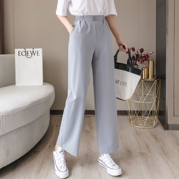 women's pants & capris spring summer for women 2021 elastic high waist suit wide leg pant casual loose straight trousers pantalon cloth, Black;white
women's pants & capris spring summer for women 2021 elastic high waist suit wide leg pant casual loose straight trousers pantalon cloth, Black;white