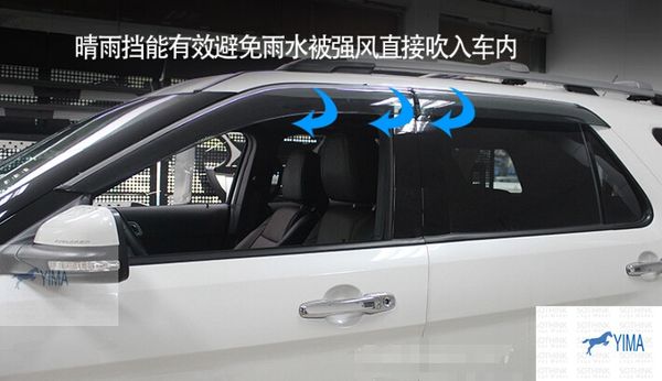 new style for ford explorer 2011 - 2014 window visors awnings wind rain deflector visor guard vent 4 pcs
new style for ford explorer 2011 - 2014 window visors awnings wind rain deflector visor guard vent 4 pcs