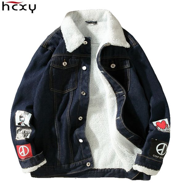 hcxy 2019 men's winter warm jean jackets coats men thick coat male denim jacket outwear warm plus velvet collar plus size 4 5xl, Black;brown
hcxy 2019 men's winter warm jean jackets coats men thick coat male denim jacket outwear warm plus velvet collar plus size 4 5xl, Black;brown