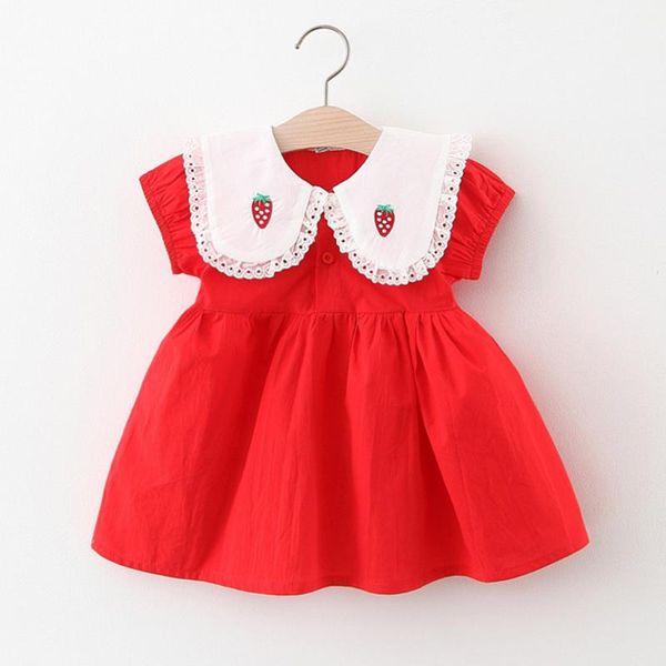 toddler baby kid girl strawberry peter pan collar dress princess dresses clothes summer style suit children's clothing dress, Red;yellow
toddler baby kid girl strawberry peter pan collar dress princess dresses clothes summer style suit children's clothing dress, Red;yellow