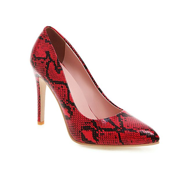 2020 snake print high heels women shoes fashion pointed toe spring summer pumps party ladies shoes white pink red yellow, Black
2020 snake print high heels women shoes fashion pointed toe spring summer pumps party ladies shoes white pink red yellow, Black