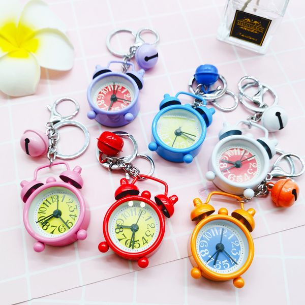 cute cartoon 7 color alloy mini alarm clock keychain keyring for women bag charm pendant, Silver
cute cartoon 7 color alloy mini alarm clock keychain keyring for women bag charm pendant, Silver