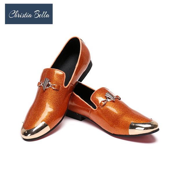 christia bella men dress shoes slip on charm derby leisure leather shoes summer trend black wedding party for man 38-47
christia bella men dress shoes slip on charm derby leisure leather shoes summer trend black wedding party for man 38-47