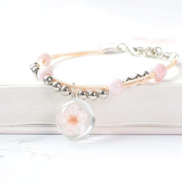 2019 new style hand-woven dried flower bracelets women's accessories couples bracelets ethnic-style ceramic beads wome, Silver
2019 new style hand-woven dried flower bracelets women's accessories couples bracelets ethnic-style ceramic beads wome, Silver