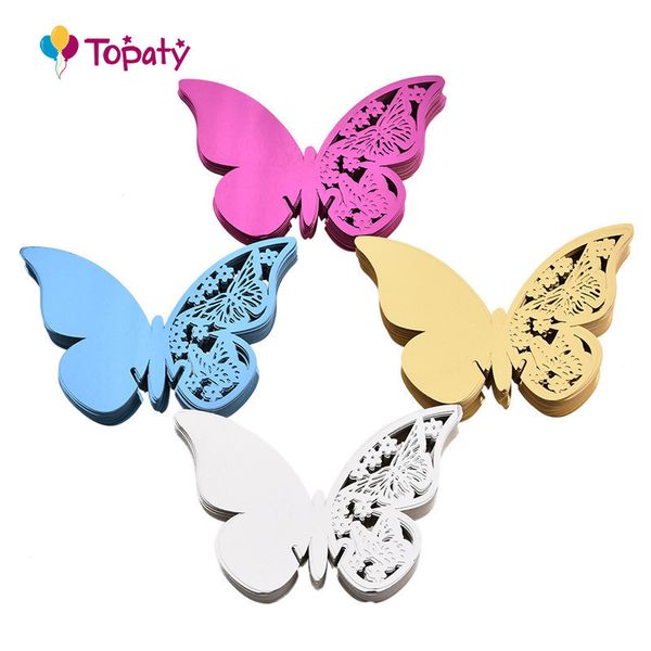 50pcs butterfly laser cut paper place card / escort card / cup card/ wine glass for wedding party decoration
50pcs butterfly laser cut paper place card / escort card / cup card/ wine glass for wedding party decoration