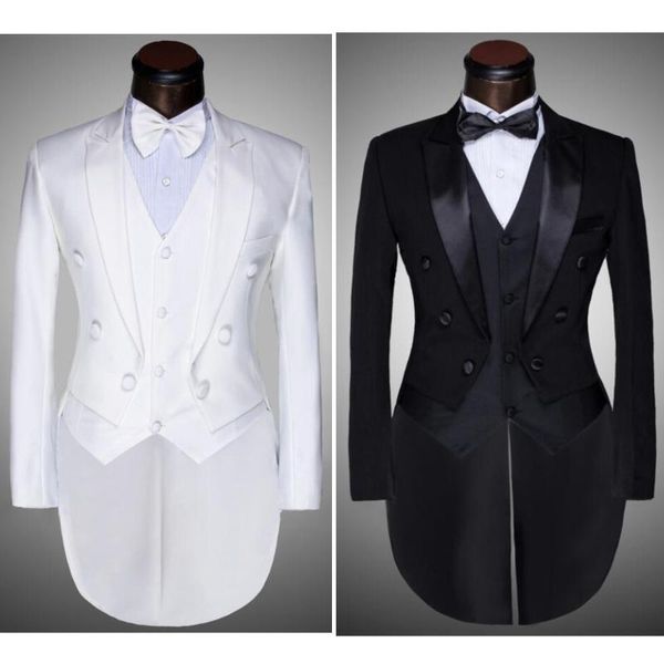 jacket + pants + vest bow tie ) 2017 fashion men suits tailcoat tuxedo prom groom wedding white black slim fit male singer
jacket + pants + vest bow tie ) 2017 fashion men suits tailcoat tuxedo prom groom wedding white black slim fit male singer