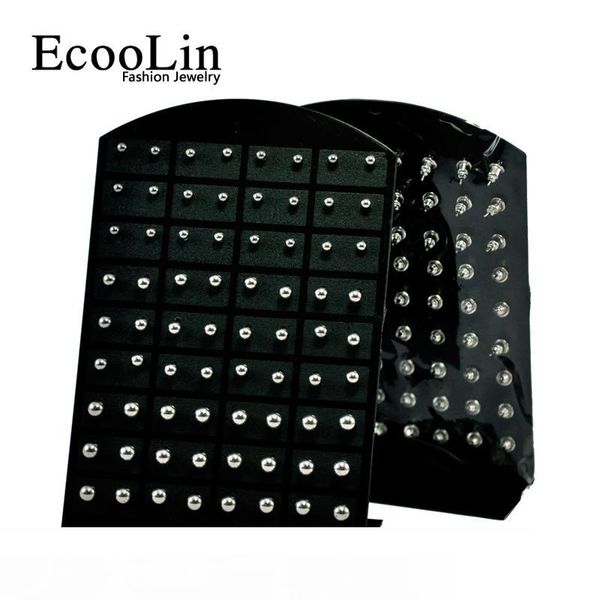 72pcs wholesale jewelry nnice retro rock iron ball stainless steel ball stud earrings bulk lots comprising display boards lr282, Golden;silver 
72pcs wholesale jewelry nnice retro rock iron ball stainless steel ball stud earrings bulk lots comprising display boards lr282, Golden;silver