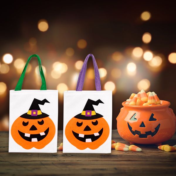 

halloween pumpkin lantern canvas tote bag women large shopper carry bag pouch halloween party gifts storage