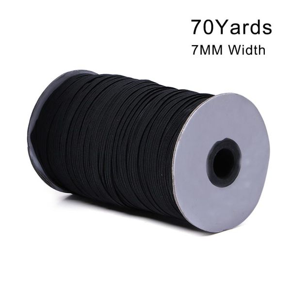70 yards length 0.3 inch width braided elastic band white elastic cord heavy stretch high elasticity knit band, Black
70 yards length 0.3 inch width braided elastic band white elastic cord heavy stretch high elasticity knit band, Black