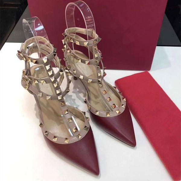 calfskin high heels ladies rivet pointed fine heel sandals fashion nude black pink matte patent leather high heel sandals
calfskin high heels ladies rivet pointed fine heel sandals fashion nude black pink matte patent leather high heel sandals