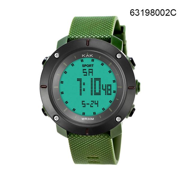 multifunctional outdoor sports digital watch waterproof electronic wrist watch with large dial lxh, Slivery;brown
multifunctional outdoor sports digital watch waterproof electronic wrist watch with large dial lxh, Slivery;brown