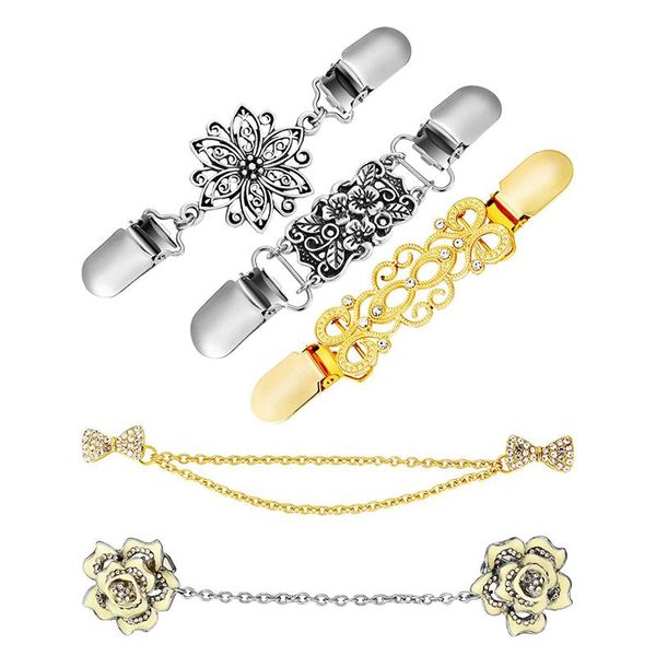 5 pieces sweater shawl clips set retro cardigan collar clips antique flowers dresses shawl clip for women girls, style set 2
5 pieces sweater shawl clips set retro cardigan collar clips antique flowers dresses shawl clip for women girls, style set 2