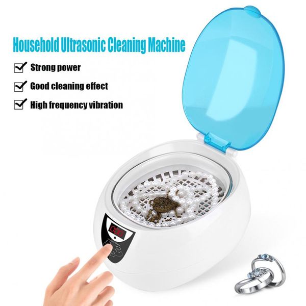 0.75l 50w 42khz ultrasonic cleaner jewelry watches glasses ring injector cleaning basket ultrasonic mini cleaner bath digital display, Silver
0.75l 50w 42khz ultrasonic cleaner jewelry watches glasses ring injector cleaning basket ultrasonic mini cleaner bath digital display, Silver
