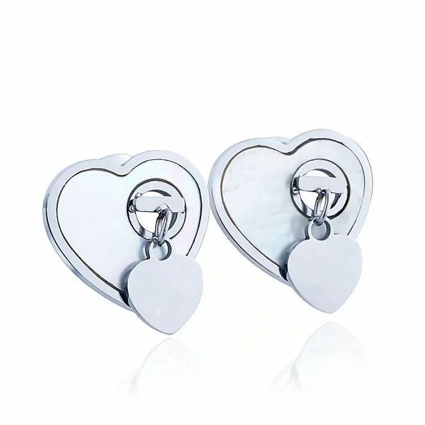 luxury designer jewelry women earrings brand big or small double heart earrings stainless steel shell earrings, Golden;silver
luxury designer jewelry women earrings brand big or small double heart earrings stainless steel shell earrings, Golden;silver