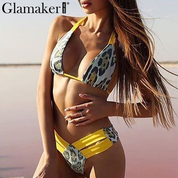 glamaker yellow two-piece suit brazilian bodysuit women 2019 leopard print bodysuit female halter high cut summer, Black;white
glamaker yellow two-piece suit brazilian bodysuit women 2019 leopard print bodysuit female halter high cut summer, Black;white
